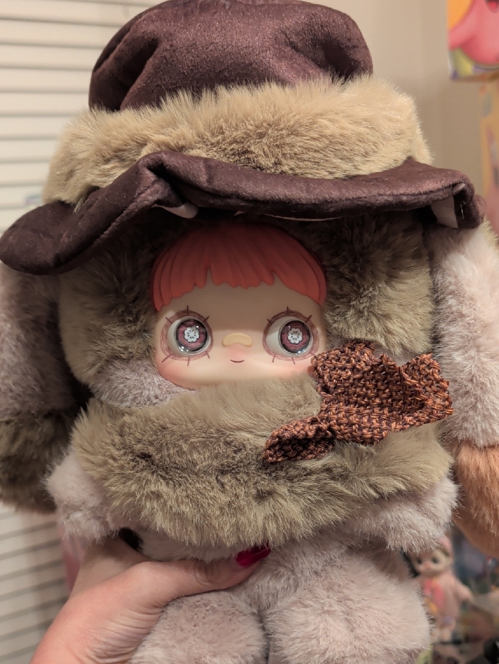 400 % May Mei Maymei Fun Fair Plush Winter Bunny Doll